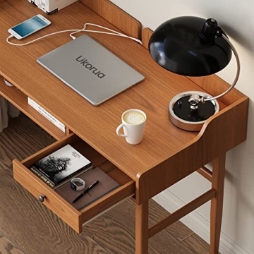 ukorua Vintage-Style Desk for Small Spaces and Offices