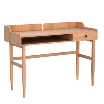 ukorua Vintage-Style Desk for Small Spaces and Offices
