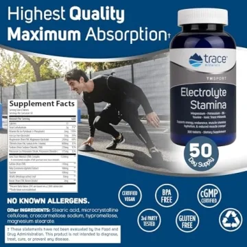 Trace Minerals Electrolyte Stamina for Hydration Support