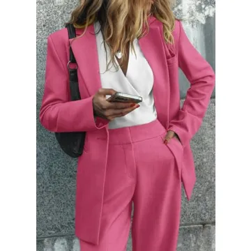 KIRUNDO Women's 2 Piece Pant Suit Set for Elegant Style