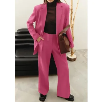 KIRUNDO Women's 2 Piece Pant Suit Set for Elegant Style