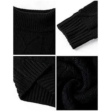 Karers Men's Turtleneck Warm Sweater for Winter