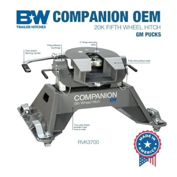 B&W Companion 20K Fifth Wheel Hitch for Chevy/GM Trucks