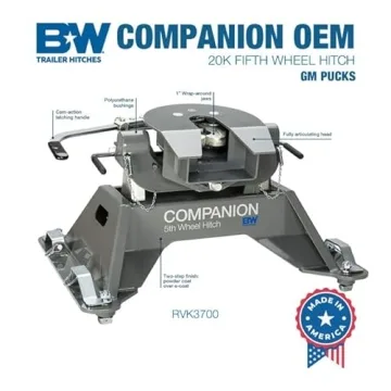 B&W Companion 20K Fifth Wheel Hitch for Chevy/GM Trucks