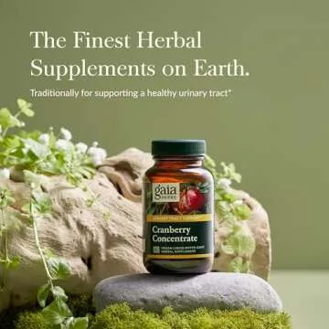Gaia Herbs Cranberry Concentrate - Helps Maintain Urinary Tract Health - Made with Organic Cranberry Fruit Juice Extract in Convenient Capsules - 60 Vegan Liquid Phyto-Capsules (30-Day Supply)