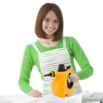 Pressurized Handheld Steam Cleaner - Multipurpose Natural Solution for Home Cleaning