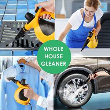 Pressurized Handheld Steam Cleaner for Eco-Friendly Home Cleaning