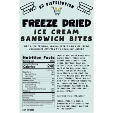 Crunchy Freeze Dried Ice Cream Sandwich Bites for Everybody
