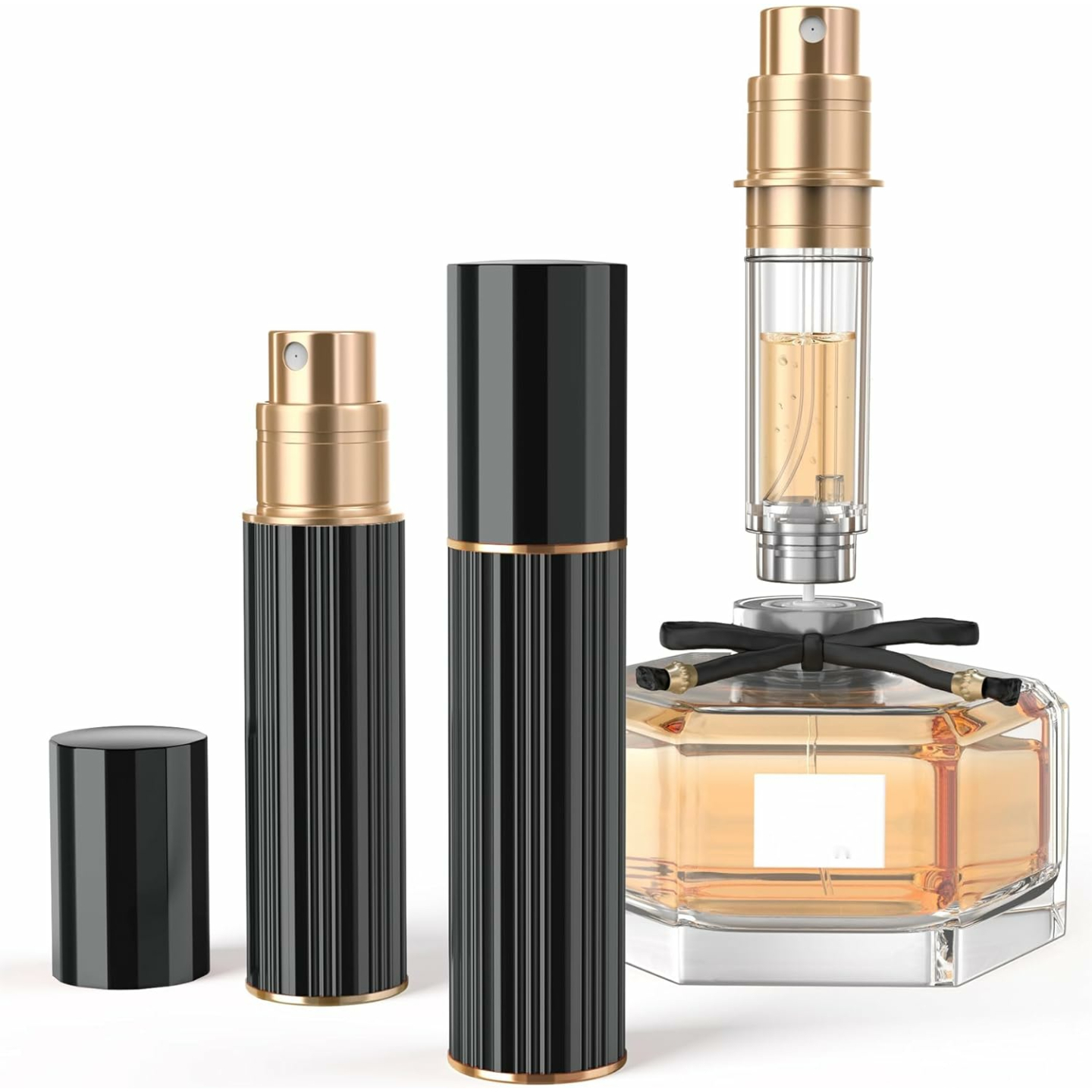 Travel Refillable Perfume Atomizer - 5ml Black