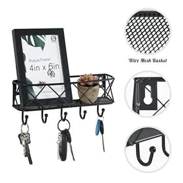 HappyHapi Decorative Key Holder for Wall Organization