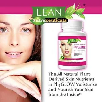 Phytoceramides 350mg Ceramide Skin Care Hydration Moisture Restoring Beauty Supplement with Multivitamins A, C, D, E, PhyGLOW Super Vegan Anti-Aging Wrinkle Support Pills for Women and Men 30 Capsules