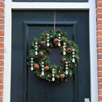 Stunning Jishi 30 Pack Crystal Ornaments for Holidays