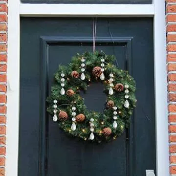 Stunning Jishi 30 Pack Crystal Ornaments for Holidays