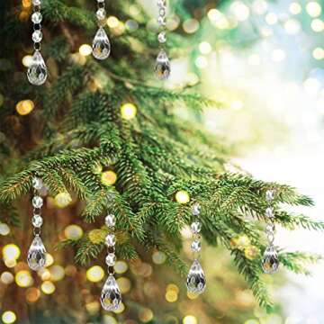 Stunning Jishi 30 Pack Crystal Ornaments for Holidays