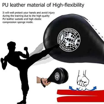Durable Taekwondo Kick Pads for Training & Practice