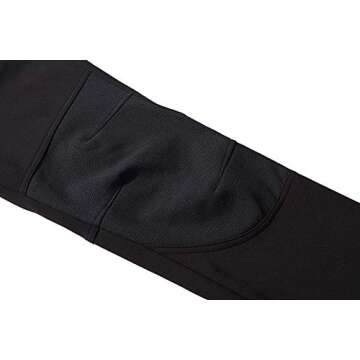 BenBoy Women's Outdoor Waterproof Windproof Fleece Slim Cargo Snow Ski Hiking PantsAN-SF1602W-BlackShort-M