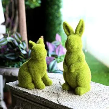 Charming CynynYxy Easter Bunny Decor for Spring Festivities