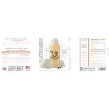 NutraBio Grass Fed Whey Isolate - Pure Lean Protein 25g