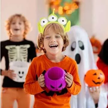 Jing xin Alien Plush Eyeball Headband for Cosplay Fun