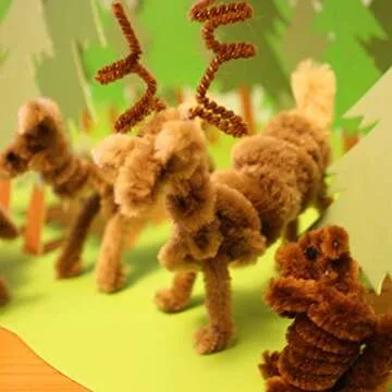 KASEMI Pipe Cleaners 1000 pcs Assorted Colors for Crafts