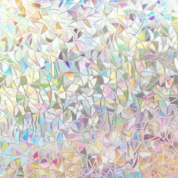 Transform Your Home with Volcanics Window Privacy Film - Stylish 3D Static Clings for Privacy, UV Pr...