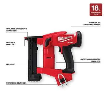 Milwaukee M18 Fuel 18Ga Stapler For Efficient Fastening