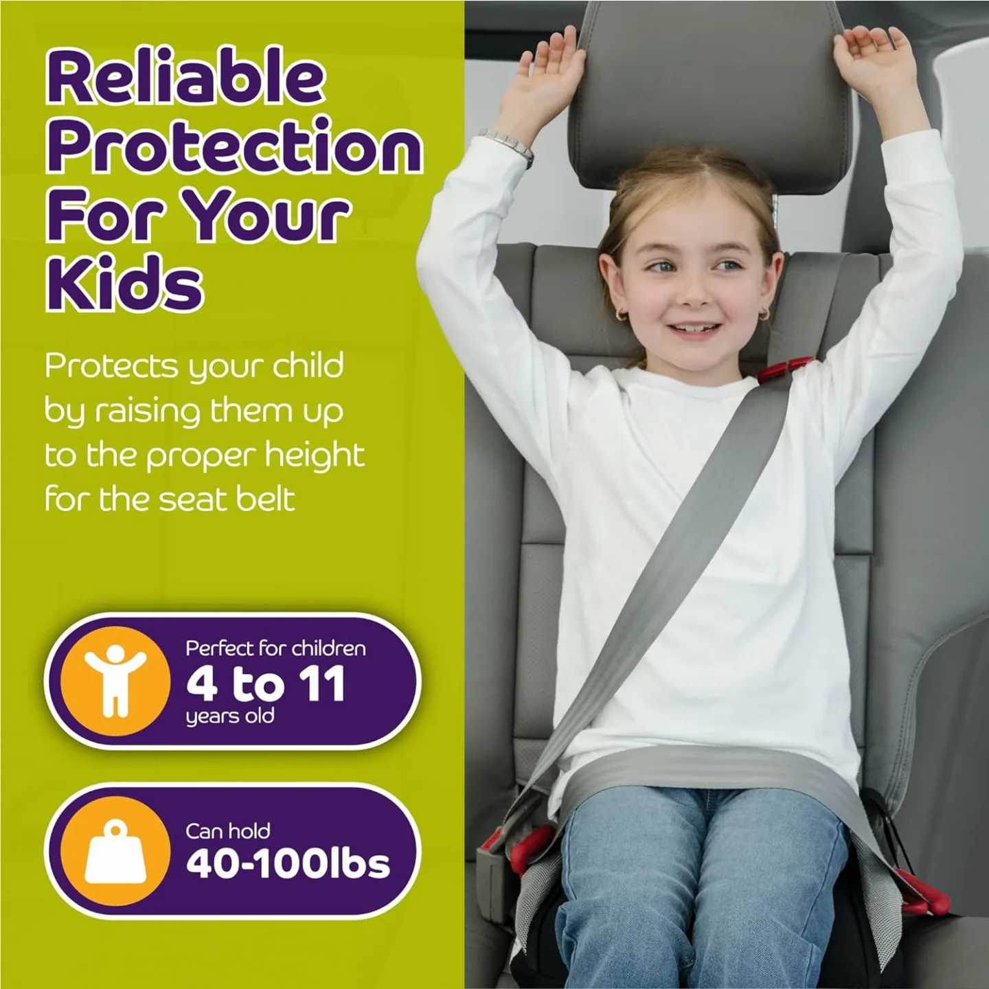 Portable Inflatable Booster Seat for Kids - Safety First