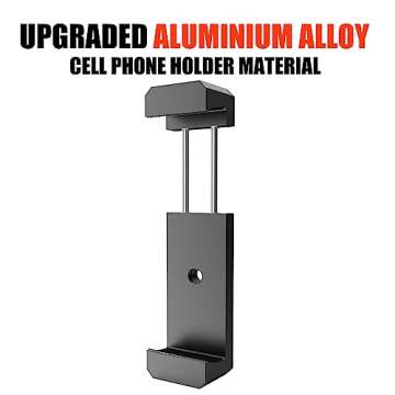 Aluminium Smartphone Fence Mount- Tennis Camera Fence Mount for iPhone & Android, Mevo Start and Mor...