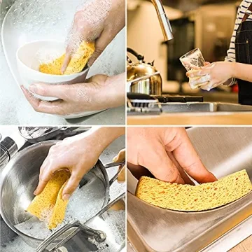 ARCLIBER Cellulose Sponges for Eco-Friendly Cleaning