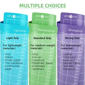 HTVRONT Cutting Mats for Cricut - 3 Pack Variety Set