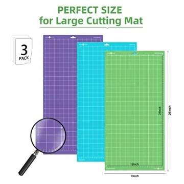 HTVRONT Cutting Mats for Cricut - 3 Pack Variety Set