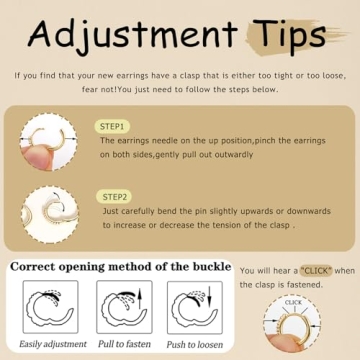 Gold Hoop Earrings Set for Women: Elegant & Hypoallergenic