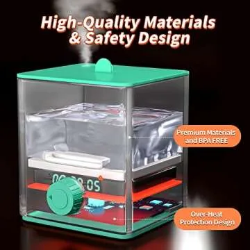 Ultimate 2 in 1 Menstrual Cup Sterilizer with Auto Off and Accessories