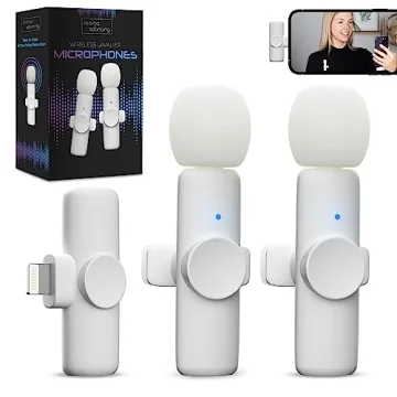 Transform Your Audio Experience with the MANA Wireless Lavalier Microphone Featuring Active Noise Re...