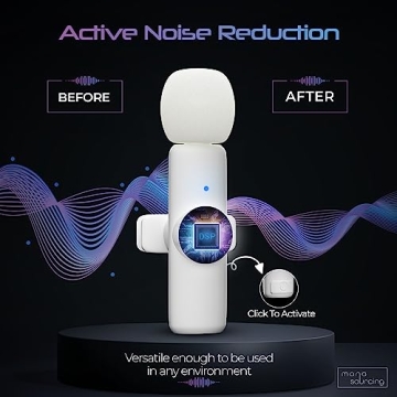 MANA Wireless Lavalier Microphone - Crystal Clear Audio