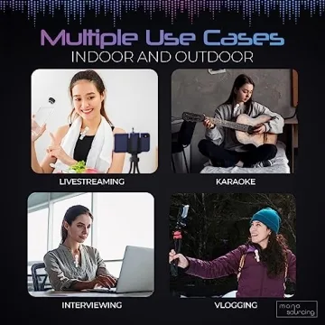 MANA Wireless Lavalier Microphone - Crystal Clear Audio