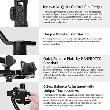 Zhiyun Crane 2S 3-Axis Gimbal Stabilizer for Cameras