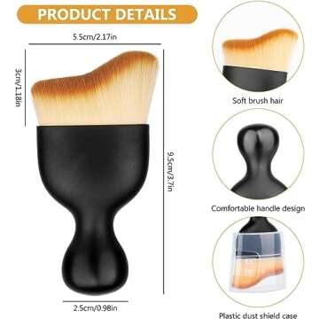 Faluruzi Gifts for Driver,Car Trash Can with Lid-2 Pack, Leakproof Garbage Can with 2 Attached Trash Bags,Car Interior Detailing Brush-2 Pack,Mini Essential Car Accessories for Interior