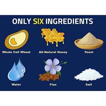 Jim's Amazing Bread/Sliced Whole Cell Wheat Bread 2lb / Gluten Inactive / 5g of Fiber/ 6 All-Natural Ingredients/Non-GMO/Delicious and Healthy (2 Loaves)