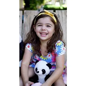 Baby Panda Plush Toy | Super Soft Panda Stuffed Animal | Cute Plushies for Kids' Bedroom or Playroom | 7.5-in Stuffed Animals for Girls and Boys | Panda Bear Stuffed Animal Toys by Exceptional Home