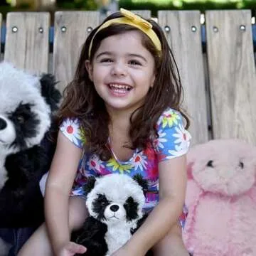 Baby Panda Plush Toy | Super Soft Panda Stuffed Animal | Cute Plushies for Kids' Bedroom or Playroom | 7.5-in Stuffed Animals for Girls and Boys | Panda Bear Stuffed Animal Toys by Exceptional Home