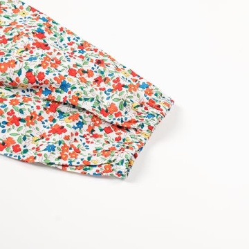 Balatale Vintage Toddler Girls Floral Dress - Sizes 2-9