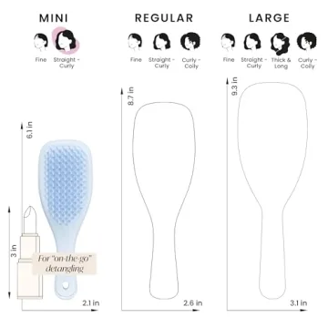 Tangle Teezer Mini Hair Brush for All Hair Types