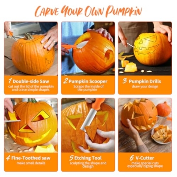 Bifrost Pumpkin Carving Kit for Fun Halloween Decorating