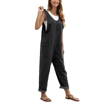 Shop GREAIDEA Women’s Denim Jumpsuits for Casual Style