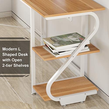 Weehom Reversible L Shaped Desk for Home Office