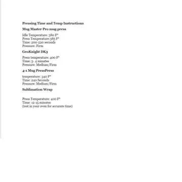 COASTAL BUSINESS SUPPLIES 11 oz. Sublimation Blank Mugs