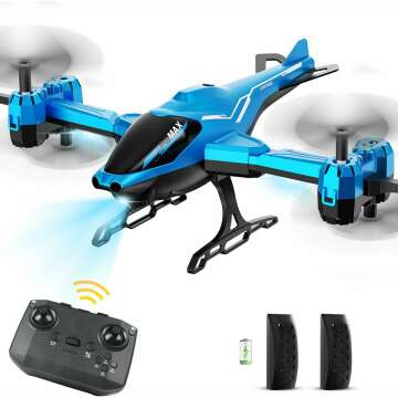 VATOS RC Helicopter 2.4G – 360° Flip & Obstacle Avoidance