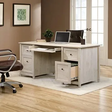 Sauder Edge Water Office Desk with Storage Solutions