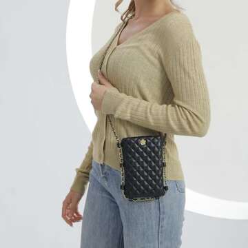 Montana West Quilted Crossbody Bag for Women VIP Gift